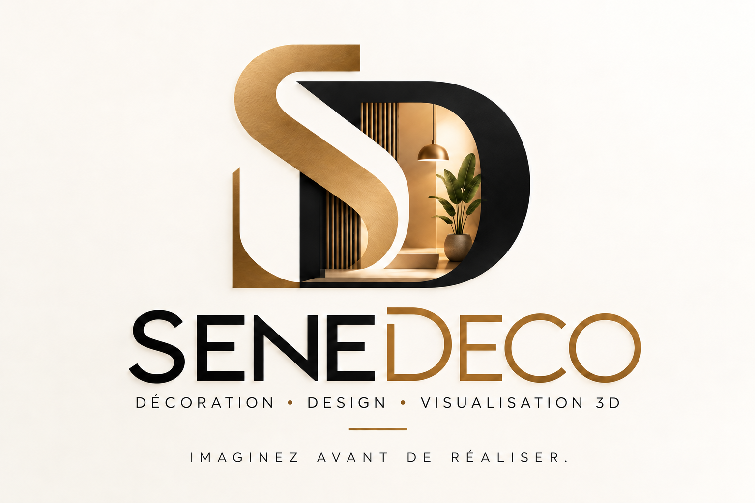 Logo SeneDeco — Décoration, Design, Visualisation 3D
